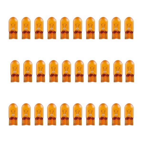 30 Glühlampen WY5W 12V mit Metallsockel OSRAM ORIGINAL LINE passend für PKW