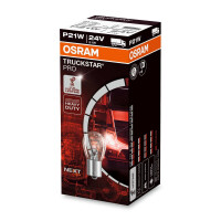 20 Glühlampen P21W 24V OSRAM TRUCKSTAR PRO passend...