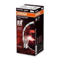 30 Glühlampen P21W 24V OSRAM TRUCKSTAR PRO passend...
