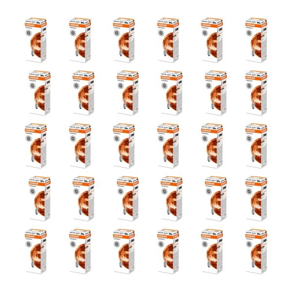 30 Glühlampen W21W 24V OSRAM ORIGINAL LINE passend für diverse PKW