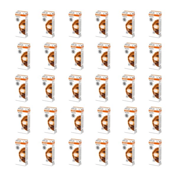 30 Bulbs W5W 13.5V 50lm OSRAM ORIGINAL LINE suitable for various cars