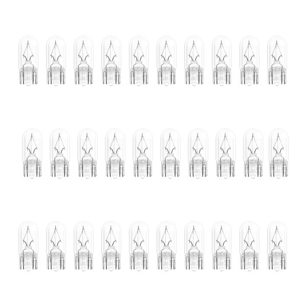 30 Bulbs W3W 12V 22lm OSRAM ORIGINAL LINE suitable for various cars