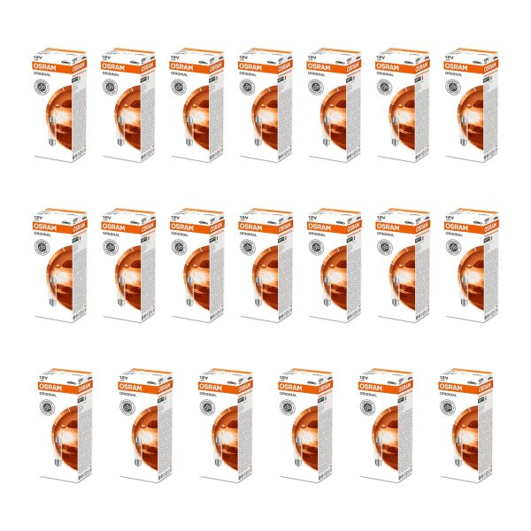 20 Glühlampen 24V Licht-Expertise OSRAM ORIGINAL LINE passend für diverse PKWs