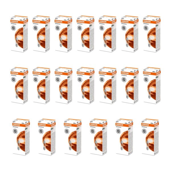 20 Bulbs 12V Light Expertise OSRAM ORIGINAL LINE suitable for various cars