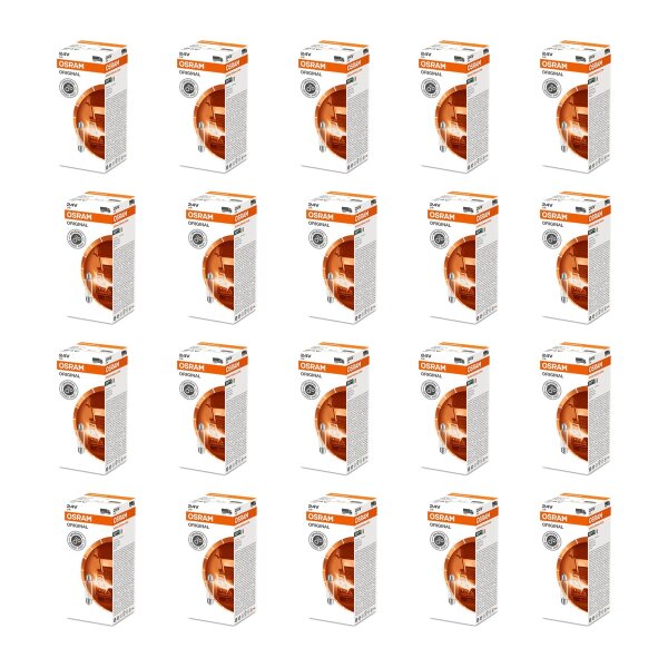 20 Glühlampen Innenraum 24V 3W SV8.5-8 OSRAM ORIGINAL passend für PKW