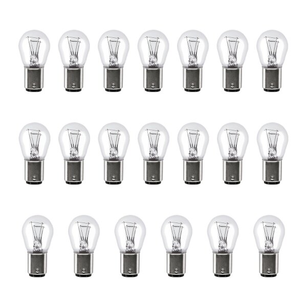 20 Glühlampen 21 5W 12V 35lm OSRAM ULTRA LIFE passend für diverse PKW