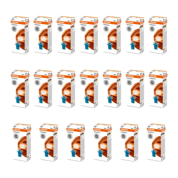 20 Bulbs 12V 6.4lm OSRAM ORIGINAL PLASTIC suitable for...