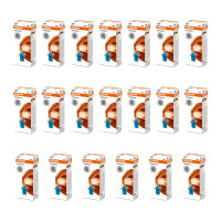 20 Bulbs 12V 6.4lm OSRAM ORIGINAL PLASTIC suitable for various cars