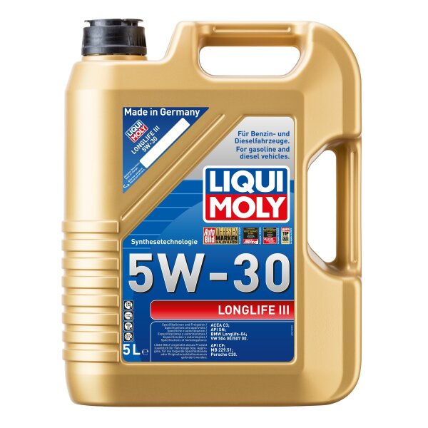 Engine Oil 5 l 5W-30 LIQUI MOLY Longlife III for various...