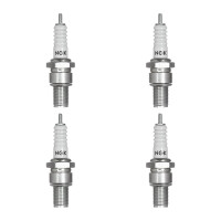 4 Spark Plugs with flat seal seat NGK aftermarket...