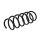 Suspension Spring Set front axle coil spring KYB for HONDA CR-V
