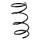 Suspension Spring Set front coil spring Ø 178 mm KYB for e.g. SUBARU LEGACY