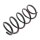 Suspension Spring Set front axle coil spring KYB for HONDA CR-V