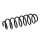 Suspension Spring Set Rear Axle Coil Spring KYB for HONDA CIVIC