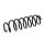 Suspension Spring Set Rear Axle Coil Spring KYB for HONDA CIVIC