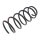 Suspension Spring Set front coil spring Ø 163 mm KYB for e.g. OPEL OMEGA