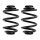 Fahrwerksfedern-Set hinten Schraubenfeder Ø 145 mm KYB für u.a. BMW 3er