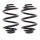 Fahrwerksfedern-Set hinten Schraubenfeder Ø 143 mm KYB für u.a. BMW 3er