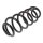 Suspension Spring set front axle coil spring Ø 133 mm KYB for e.g. AUDI A6
