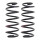 Suspension Spring set rear axle coil spring KYB for LAND ROVER FREELANDER