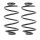Fahrwerksfedern-Set hinten Schraubenfeder Ø 147 mm KYB für u.a. OPEL ASTRA