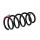 Suspension Spring set rear axle coil spring Ø 113 mm KYB for MINI COUNTRYMAN