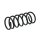Suspension Spring set rear axle coil spring Ø 109 mm KYB for FIAT PANDA
