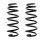 Suspension Spring set front axle coil spring KYB for e.g. ALFA ROMEO 159