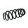 Suspension Spring set front axle coil spring KYB for e.g. ALFA ROMEO 159