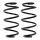 Suspension Spring set front axle coil spring KYB suitable for e.g. AUDI A3