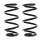 Suspension Spring set front axle coil spring KYB suitable for e.g. AUDI A4