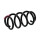 Suspension Spring set front axle coil spring KYB suitable for e.g. AUDI A4