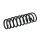 Suspension Spring set front axle coil spring KYB for JAGUAR S-TYPE