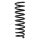 Suspension Spring set front axle coil spring KYB for JAGUAR S-TYPE