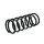 Suspension Spring set front axle coil spring KYB for e.g. FORD GRANADA