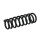 Suspension Spring set front axle coil spring KYB IAM-Expertise for MG ZS