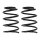 Suspension Spring set front axle coil spring KYB suitable for e.g. MG ZT