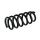 Suspension Spring set front axle coil spring KYB for e.g. MITSUBISHI PAJERO