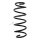 Suspension Spring set front axle coil spring KYB for e.g. CHEVROLET CAPTIVA