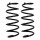 Suspension Spring set front axle coil spring KYB for e.g. OPEL MOKKA