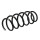 Suspension Spring set front axle coil spring KYB for e.g. OPEL MOKKA