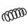 Suspension Spring set front axle coil spring KYB for e.g. OPEL MOKKA