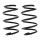 Suspension Spring set front axle coil spring KYB for RENAULT LAGUNA