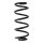 Suspension Spring set front axle coil spring KYB for e.g. SEAT EXEO
