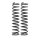 Suspension Spring set front axle Ø 100 mm KYB for e.g. HONDA ACCORD