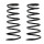 Suspension Spring set front axle coil spring KYB IAM-Expertise for SUZUKI