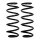 Suspension Spring set front axle coil spring KYB for e.g. VW PASSAT