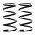 Suspension Spring set front axle coil spring KYB IAM-Expertise for SUBARU XV
