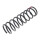 Suspension Spring set front axle coil spring Ø 125 mm KYB for NISSAN MICRA