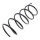 Suspension Spring set front axle Ø 176 mm KYB for e.g. RENAULT LAGUNA